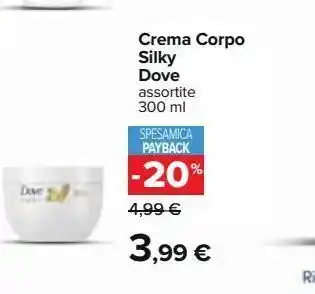 Crema per il corpo dove