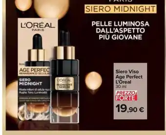 Carrefour Iper Siero viso age perfect l'oreal offerta