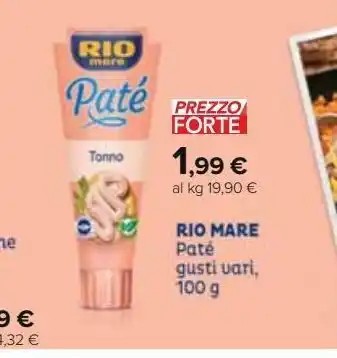 Carrefour Iper Rio mare paté offerta