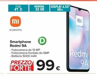 Carrefour Iper Smartphone redmi 9a offerta