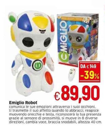 Galassia Emiglio Robot offerta