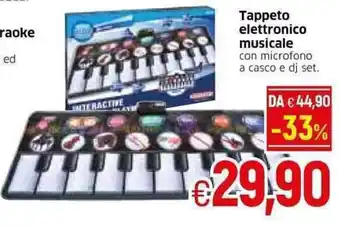 Galassia Tappeto elettronico musicale offerta