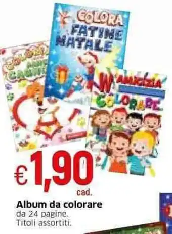 Galassia Album da colorare da 24 pagine offerta