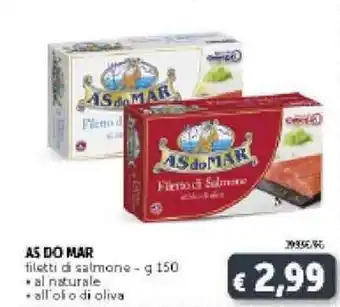 Deco Supermercati As do Mar Filetti di Salmone 150g offerta