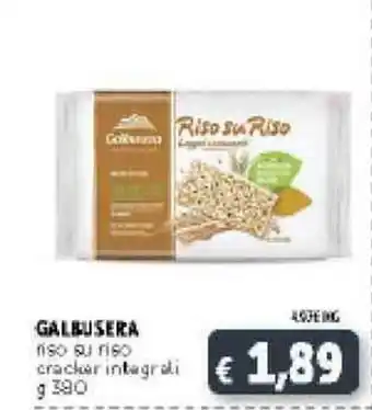 Deco Supermercati Galbusera Riso su Riso Cracker Integrali 390g offerta