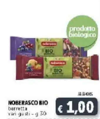 Deco Supermercati Noberasco Bio Barretta vari gusti 30g offerta