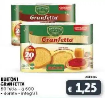 Deco Supermercati Buitoni Granfetta 80 fette, 600g offerta