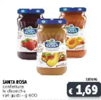 Deco Supermercati Santa Rosa Confetture Le Classiche vari gusti 600g offerta