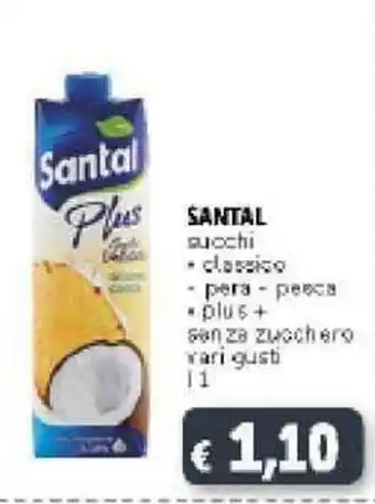 Deco Supermercati Santal Succhi 1L offerta