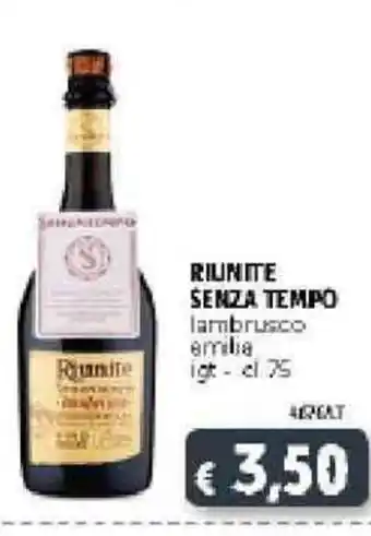 Deco Supermercati Riunite Senza Tempo 75cl offerta