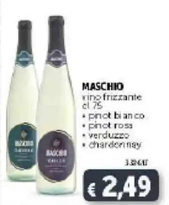 Deco Supermercati Maschio Vino Frizzante 75cl offerta
