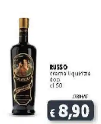 Deco Supermercati Russo Crema Liquirizia Dop 50cl offerta