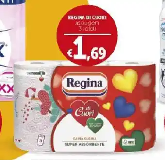 Deco Supermercati Regina di Cuori Asciugori 3 rotoli offerta