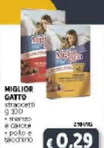Deco Supermercati Miglior Gatto Straccetti 100g offerta
