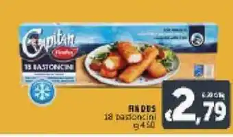 Deco Supermercati Findus 18 bastoncini 450g offerta