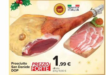 Carrefour Market Prosciutto san daniele dop offerta