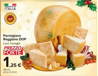 Carrefour Market Parmigiano reggiano dop offerta
