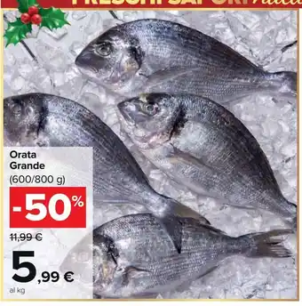 Carrefour Market Orata grande ( 600 / 800 g ) offerta