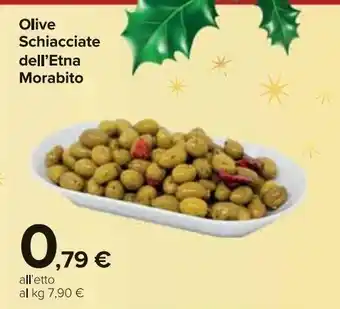 Carrefour Market Olive schiacciate dell'elba morabito offerta
