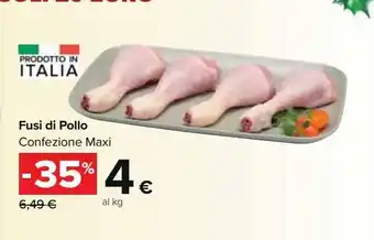 Carrefour Market Fusi di pollo confezione maxi offerta