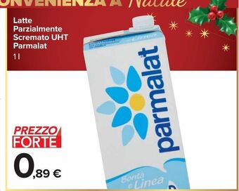 Carrefour Market Latte parzialmente scremato parmalat 1 l offerta