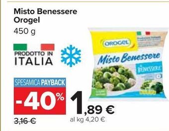 Carrefour Market Misto benessere  orogel 450 g offerta