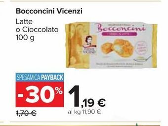 Bocconcini vincenzi latte e cioccolato 100 g
