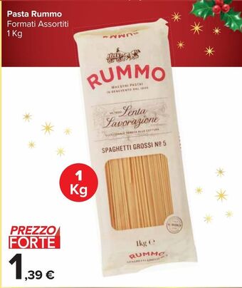 Carrefour Market Pasta rummo formati assortiti 500 g offerta
