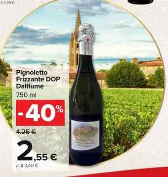 Pignoletto frizzante dop dalfiume 750 ml