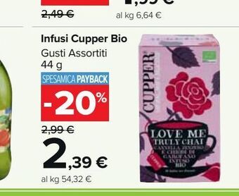 Carrefour Market Infusi cupper bio offerta