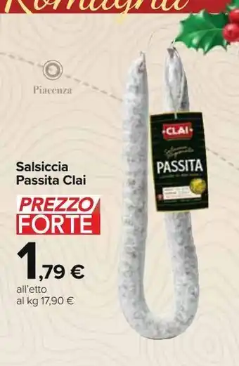 Carrefour Market Salsiccia passita clai offerta