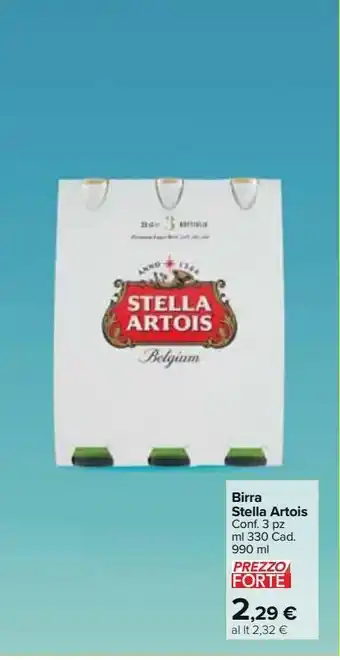 Carrefour Market Birra stella artois offerta