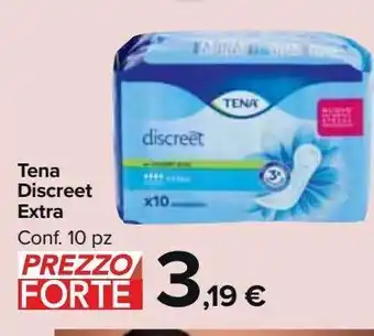 Carrefour Market Tena discrett extra conf 10 pz offerta