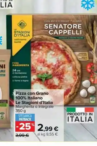 Carrefour Market Pizza le stagioni d'italia offerta