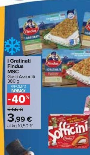 Carrefour Market I gratinati findus msc offerta