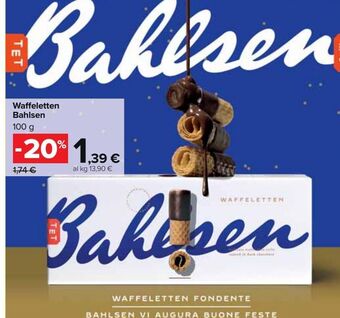 Carrefour Market Waffeletten bahlsen 100 g offerta