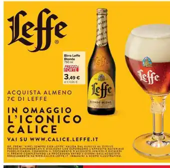 Carrefour Market Birra leffe bionde 750 ml offerta
