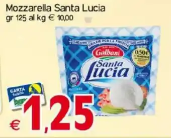 Kanguro Galbani Santa Lucia Mozzarella 125 gr offerta