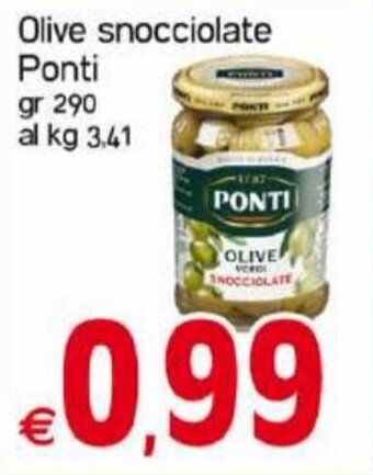 Ponti Olive snocciolate 290 gr