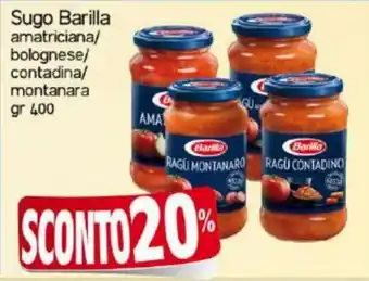Kanguro Barilla Sugo 400 gr offerta