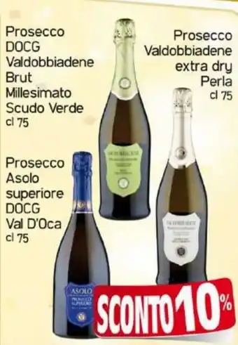 Prosecco DOCG Valdobbiadene Brut Millesimato Scurdo Verde 75 cl