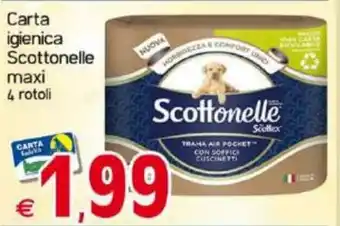 Scottonelle Carta igienica maxi 4 rotoli