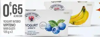 Vipiteno Yogurt Intero 125 g x 2