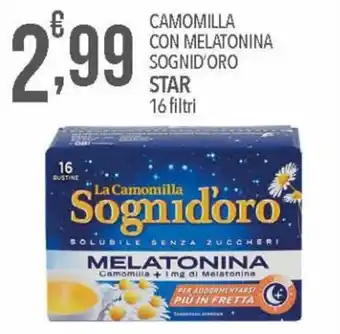 Star Camomilla Con Melatonina Sognid'oro 16 filtri