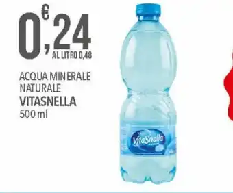 Vita Snella Acqua Minerale Naturale 500 ml