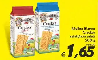 Iper Super Conveniente Barilla Mulino Bianco Cracker salati/non salati 500 g offerta