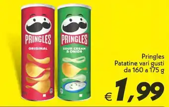 Iper Super Conveniente Pringles Patatine vari gusti 160 a 175 g offerta