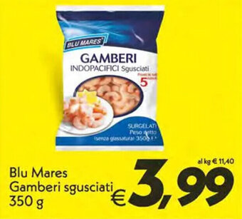 Blu Mares Gamberi sgusciati 350 g