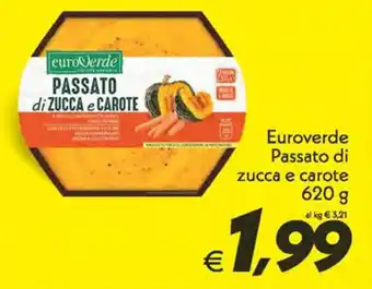 Iper Super Conveniente Euroverde Passata di zucca e carote 620 g offerta