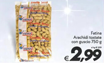 Iper Super Conveniente Fatina Arachidi tostate con guscio 750 g offerta